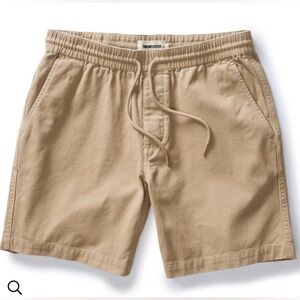 The Apres Short in Organic Khaki Foundation Twill